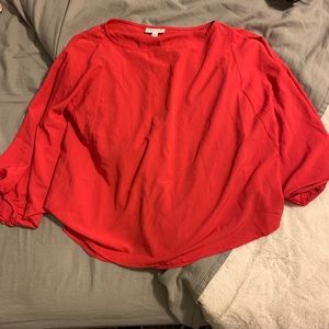 Red 3/4” sleeve Shirt